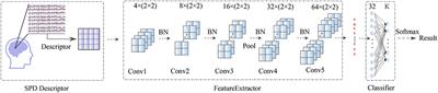 SPD-CNN: A plain CNN-based model using the symmetric positive definite matrices for cross-subject EEG classification with meta-transfer-learning